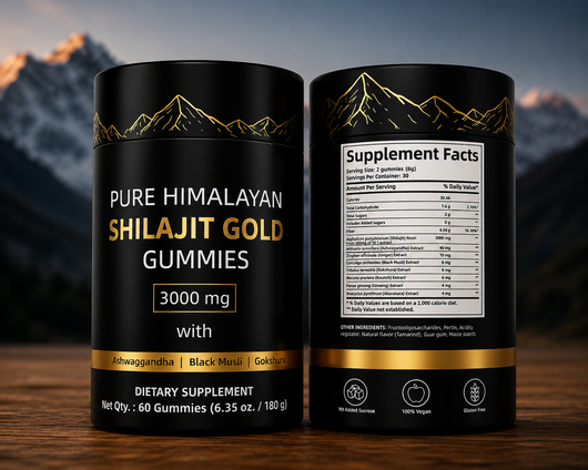 Pure Himalayan Shilajit Gold (with Ashwaghanda, Black Musli, & Gokshura)