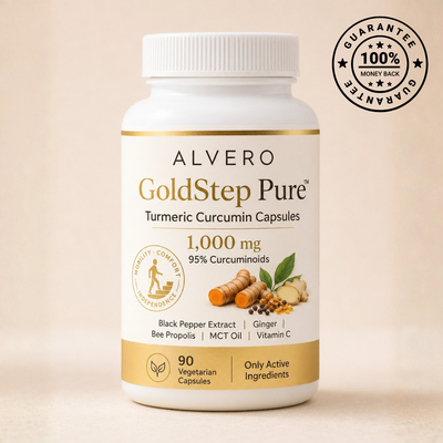 GoldStep Pure™ Turmeric Curcumin Capsules